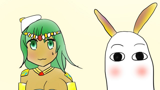 【FGOイラスト】「千夜一夜供物団」（不夜キャス＆水着ニト）