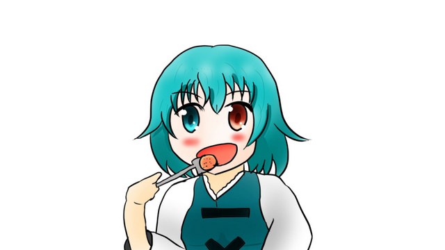 【東方イラスト】小傘ちゃんと一緒に誕生日ケーキを食べた！