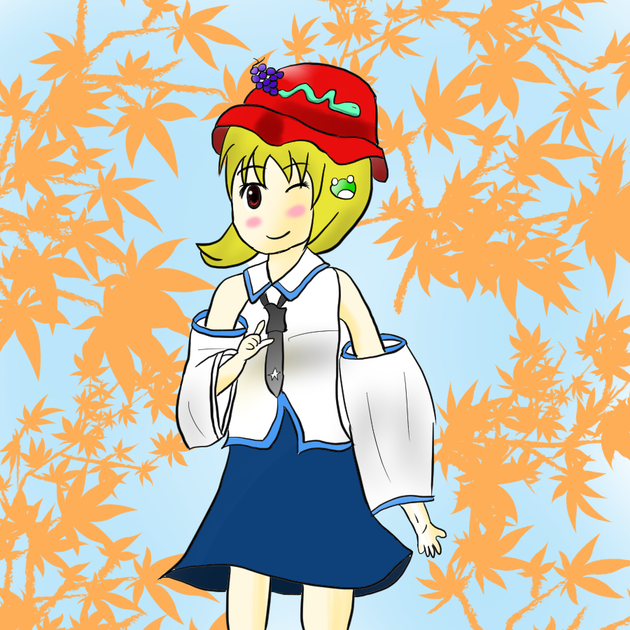 早苗コスの穣子
