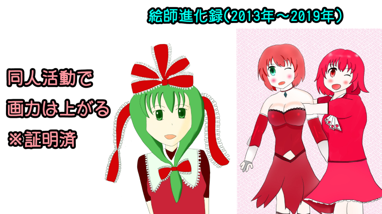 【絵師進化録】サークル参加をすると画力がアップします!
