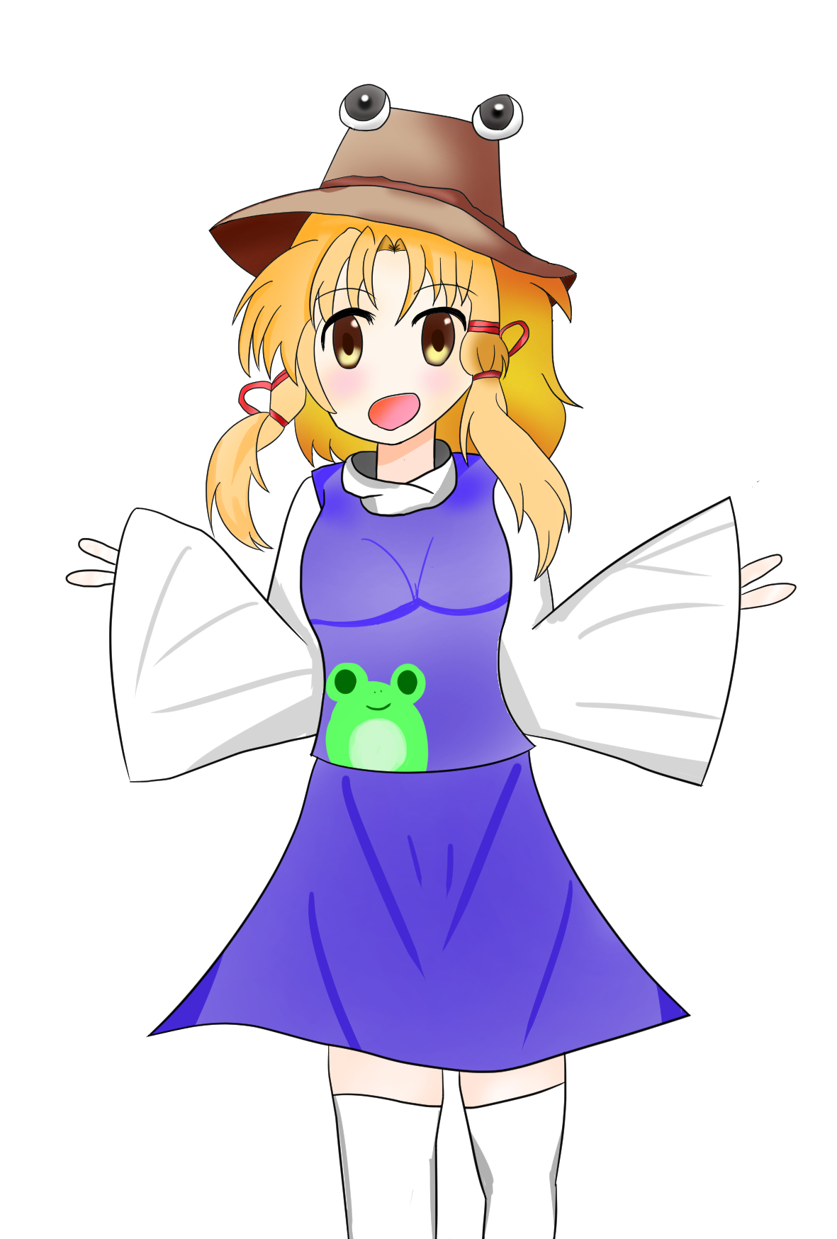 リメイク レタッチ 11年に描いた洩矢諏訪子を描き直す Kogasana Atelier リメイク レタッチ 11年に描いた洩矢諏訪子を描き直す Kogasana Atelier