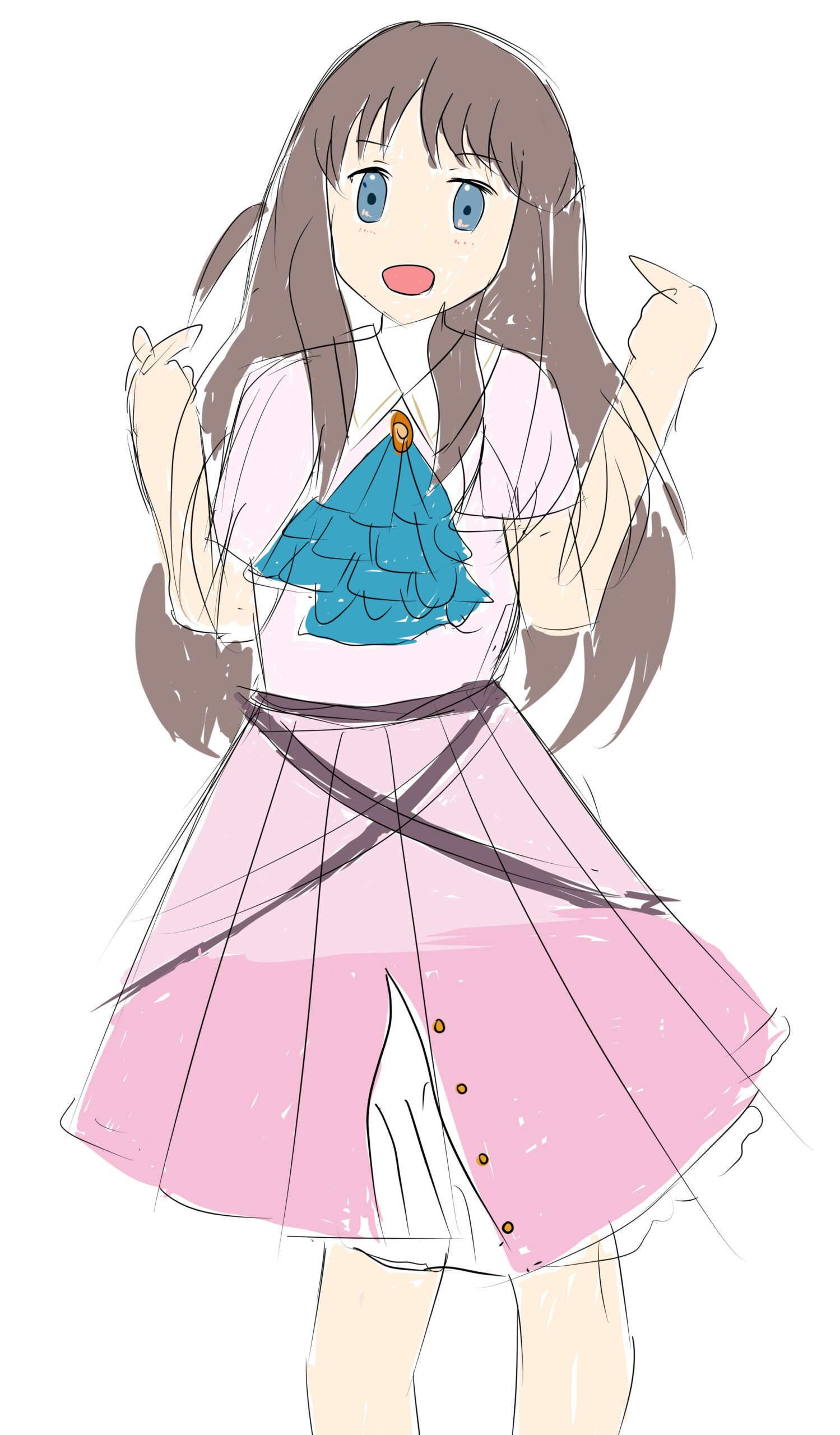 めぐちゃんラフ1